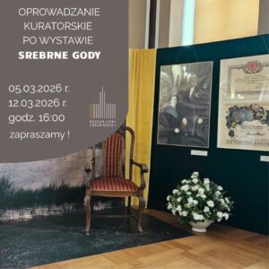 Muzeum Ziemi Chełmińskiej serdecznie zaprasza na oprowadzanie kuratorskie po wystawie "Srebrne Gody",  które odbędzie się 5 i 12 marca o godz. 16.00. Więcej informacji: www.muzeumchelmno.pl Dodano: 09.03.2026 r., EP