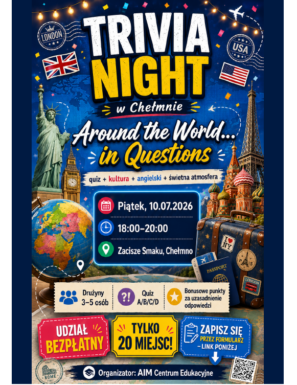 5. Trivia Night w Chełmnie w piątek – 10 lipca 2026 roku