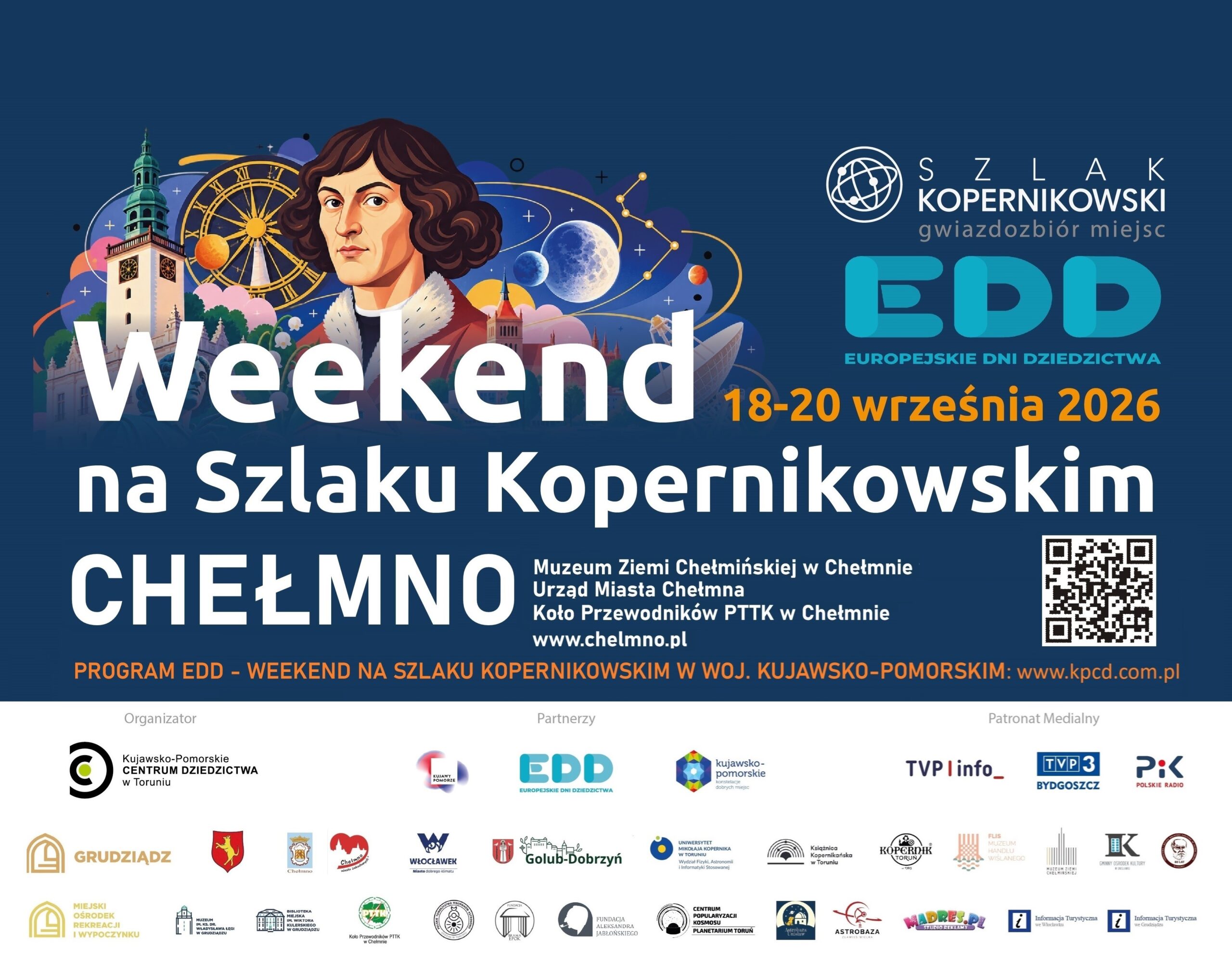 Weekend na Szlaku Kopernikowskim - Chełmno, 18 - 20 września 2026 roku